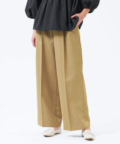 ツータックワイドシルエットパンツ