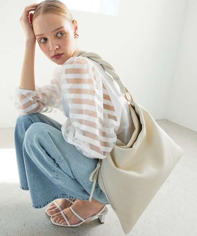 【STORY掲載】Mira/WハンドルHOBOワンショルダーバッグ