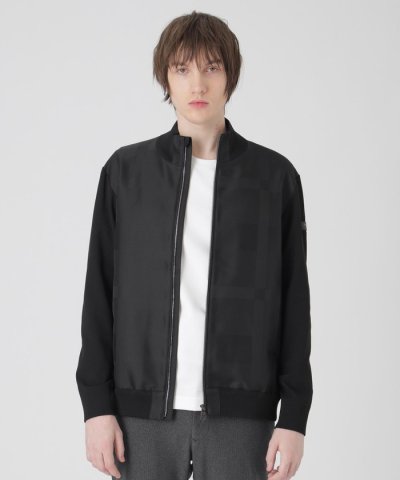 シャドーチェックコンビニットブルゾン