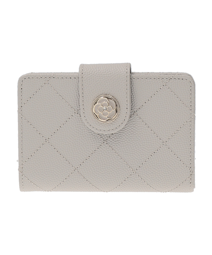 CLATHAS ベール 財布機能付きカードケース ライトグレー F