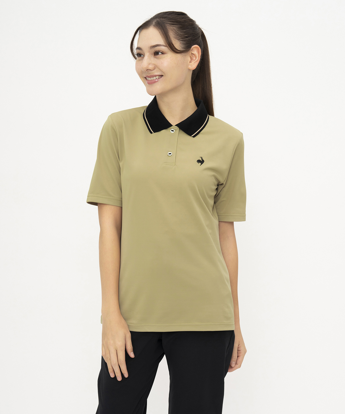 lecoqsportif(ings) ルコックスポルティフ le coq sportif サンスクリーンNIRポロシャ ベージュ M lecoqsportif(ings) ルコックスポルティフ le coq sportif サンスクリーンNIRポロシャ ベージュ M