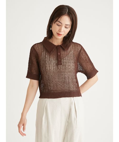 emmi - emmi(エミ) 切替プルオーバーニット レディース トップス ニット・セーター 13WNT251053_p_21_LL.jpg