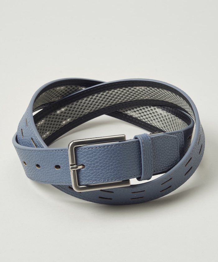 LANVINSPORT ランバン スポール LANVIN SPORT 通気ベルト【サイズ調整可能】 ブルー F LANVINSPORT ランバン スポール LANVIN SPORT 通気ベルト【サイズ調整可能】 ブルー F