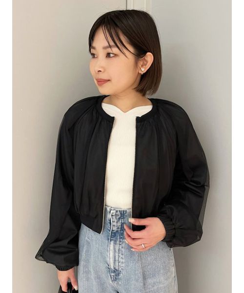 チュールシアーブルゾン(507899695)｜阪急百貨店公式通販サイト