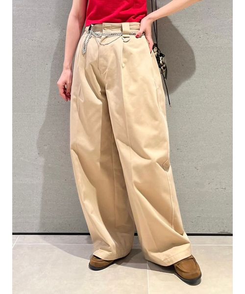 LILY BROWN Dickies】タックバギーパンツ(507900096)｜阪急