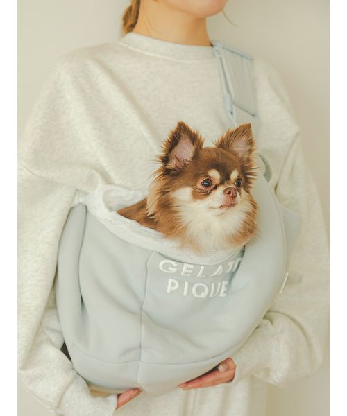GELATOPIQUECAT & DOG 【CAT & DOG】裏毛スリング BLU F GELATOPIQUECAT & DOG 【CAT & DOG】裏毛スリング BLU F