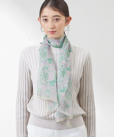 シルクシアーフラワースカーフ