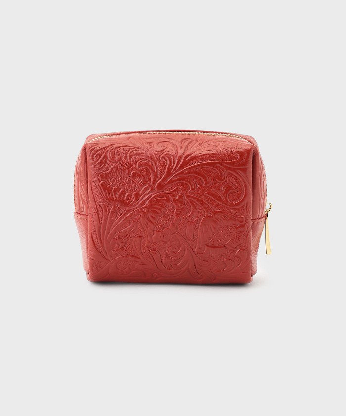 GRACECONTINENTAL Square Pouch レッド F GRACECONTINENTAL Square Pouch レッド F