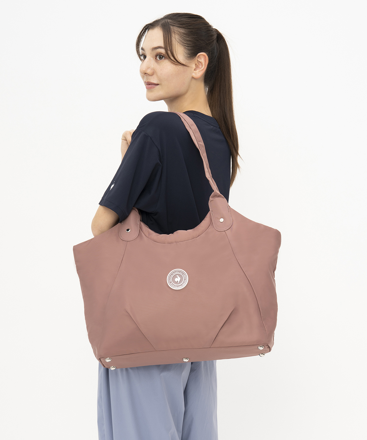 lecoqsportif(ings) ルコックスポルティフ le coq sportif マルチトートバッグ(池田エラ ピンク F lecoqsportif(ings) ルコックスポルティフ le coq sportif マルチトートバッグ(池田エラ ピンク F