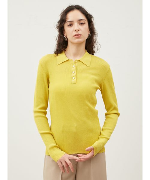 新品未使用＊Mila Owen ダイヤモンド編み 半袖ニット イエロー 楽天市場】オーガニックリブ半袖ニット Mila Owen ミラ