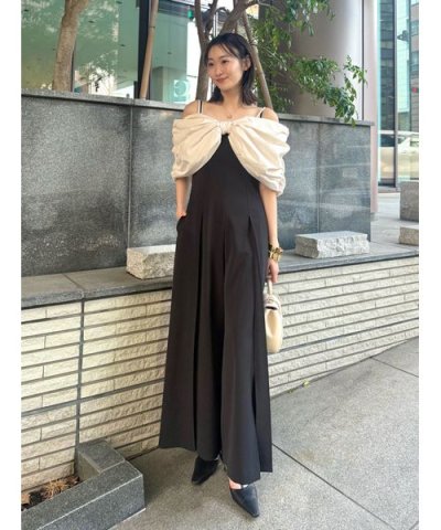 リボンボレロキャミコンビネゾン