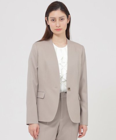 【Nikkei magazine掲載】【ウォッシャブル】ウーステッドツイル　ジャ