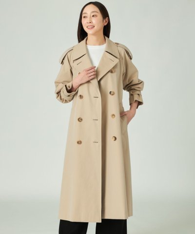 ＜100年コート＞オーバーサイズドトレンチモデル