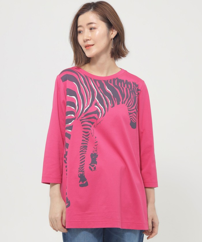 EVEX Tシャツ レッド系｜カットソー・Tシャツ｜EVEX by KRIZIA(エヴェックス
