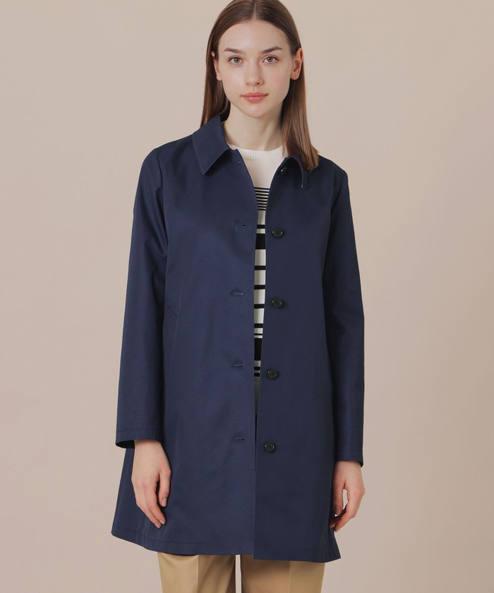 MACKINTOSH LONDON ネイビーコート HADSTON】シンセティックラグランスリーブコート(コート