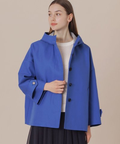 【婦人画報掲載】【ROSLEY/ロズリー】コットンチェックダブルクロスフーデット