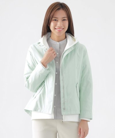 【花粉対策】【はっ水】【ウォッシャブル】アンチポランショート丈コート