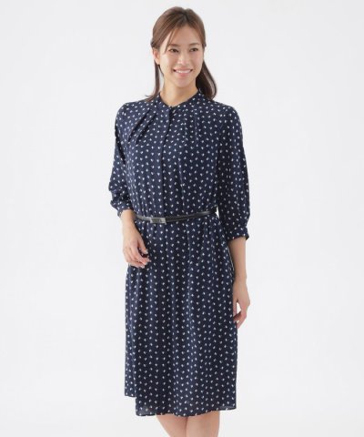 【ウォッシャブル】スピリットジオメプリントワンピース