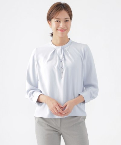【ウォッシャブル】オフショアベネブラウス