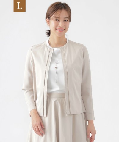 【L】【ウォッシャブル】【セットアップ対応】ストレッチタフタコンビネーションノー