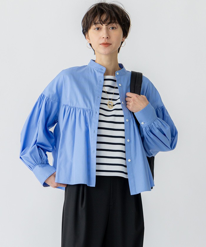 ブルー系｜シャツ・ブラウス｜23区(ニジュウサンク)｜阪急百貨店公式