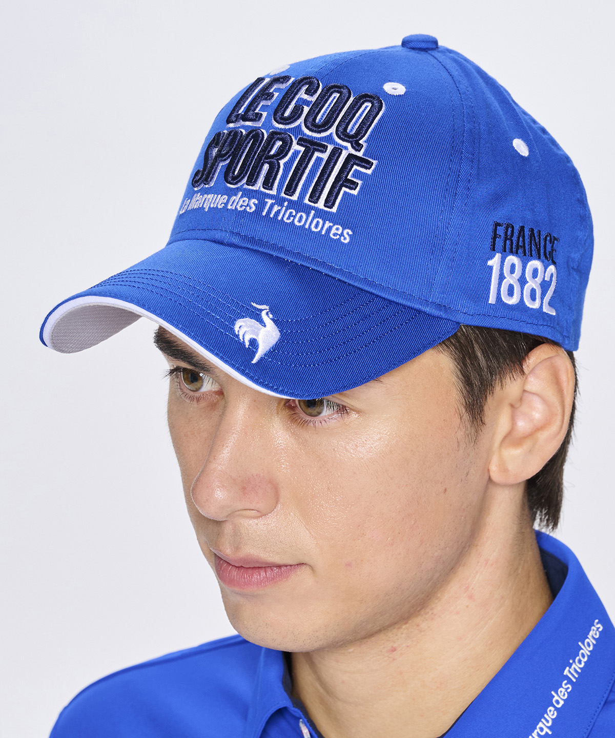 lecoqsportifgolf ルコックスポルティフ ゴルフ le coq sportif golf 定番ロゴキ ブルー F lecoqsportifgolf ルコックスポルティフ ゴルフ le coq sportif golf 定番ロゴキ ブルー F