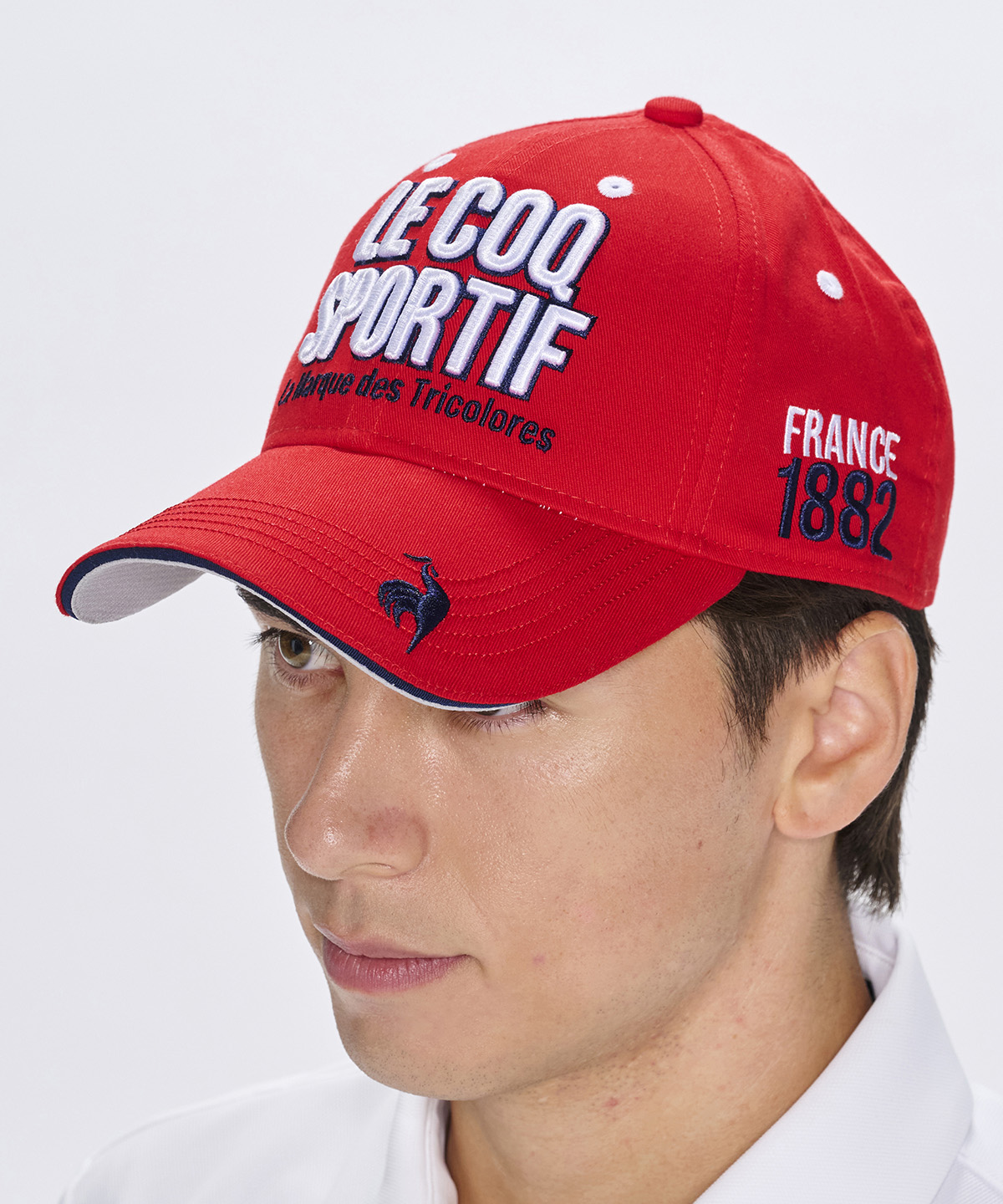 lecoqsportifgolf ルコックスポルティフ ゴルフ le coq sportif golf 定番ロゴキ レッド F lecoqsportifgolf ルコックスポルティフ ゴルフ le coq sportif golf 定番ロゴキ レッド F