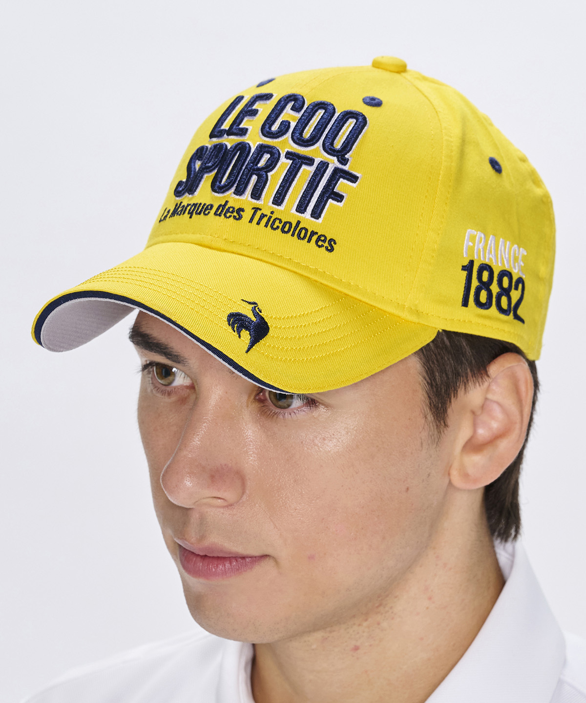 lecoqsportifgolf ルコックスポルティフ ゴルフ le coq sportif golf 定番ロゴキ イエロー F lecoqsportifgolf ルコックスポルティフ ゴルフ le coq sportif golf 定番ロゴキ イエロー F