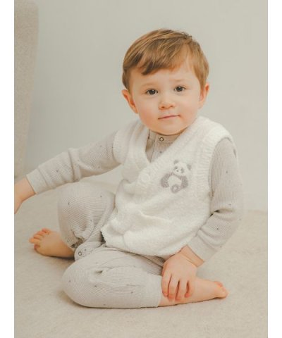 【限定カラーあり】【BABY】パウダーアニマルベスト