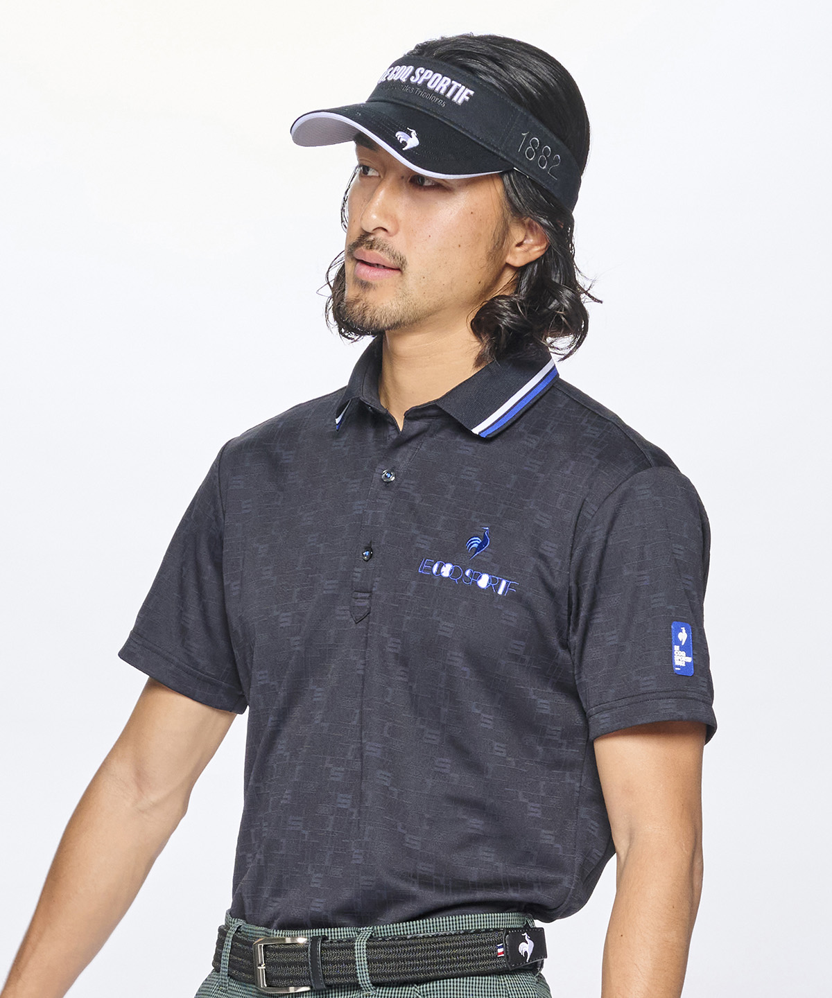 lecoqsportifgolf ルコックスポルティフ ゴルフ le coq sportif golf カラーブロ ブラック M lecoqsportifgolf ルコックスポルティフ ゴルフ le coq sportif golf カラーブロ ブラック M