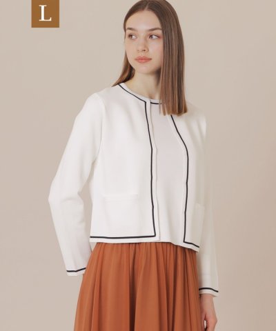 【L】ドライレーヨンカーディガン