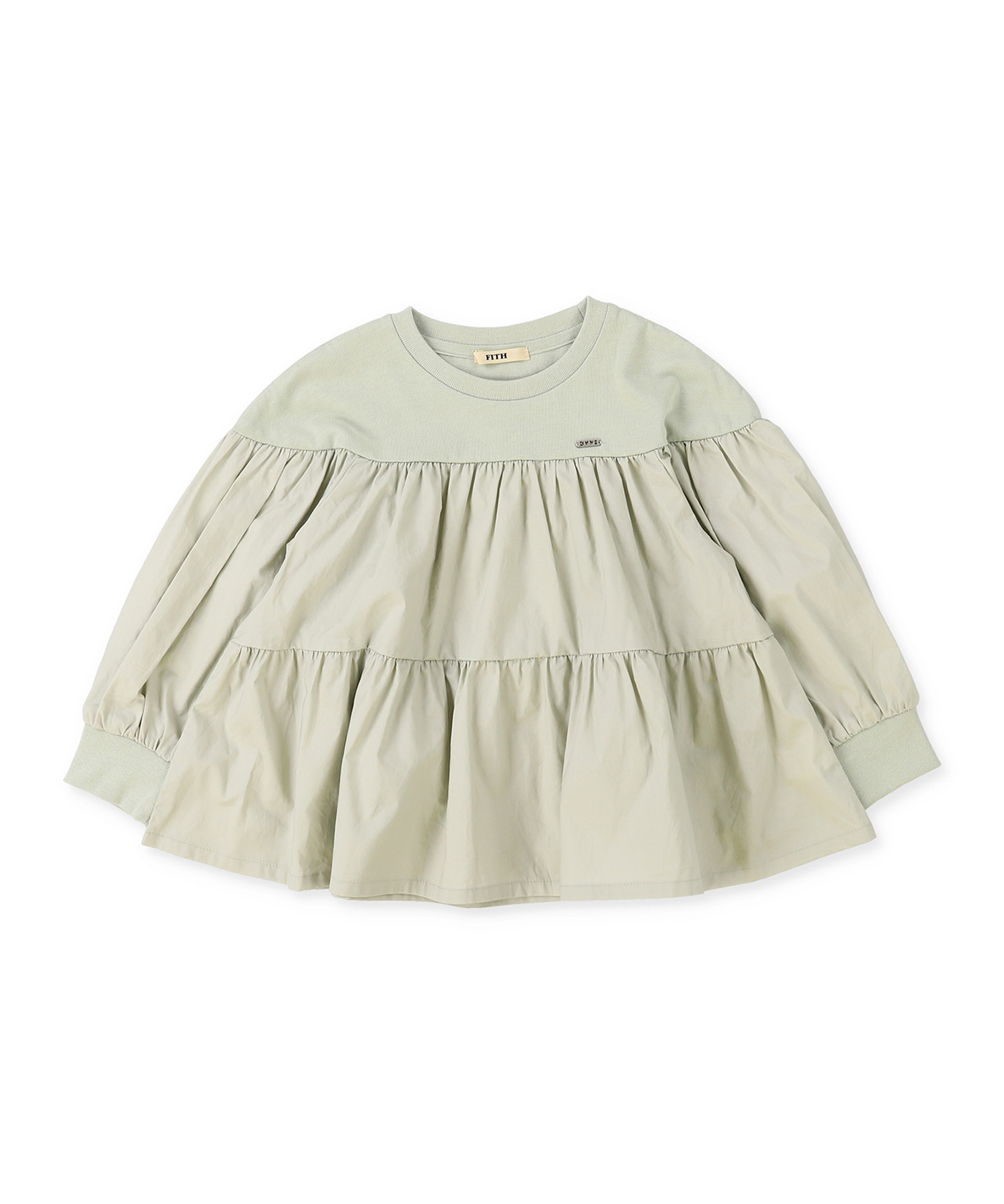 FITH フィス FITH Smooth Cotton Jersey Tiered Tee グリーン 120cm FITH フィス FITH Smooth Cotton Jersey Tiered Tee グリーン 120cm