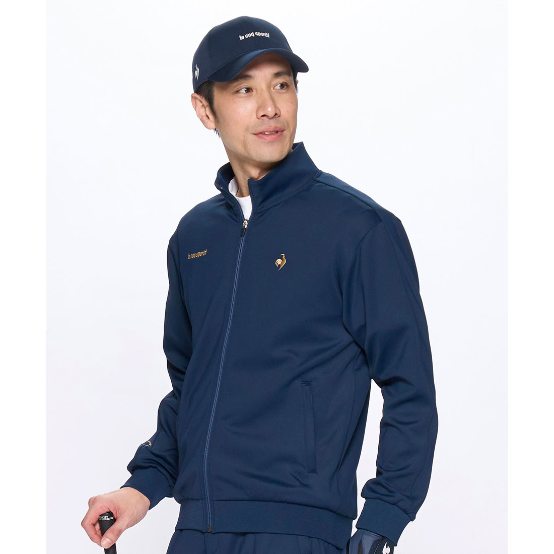 lecoqsportifgolf ルコックスポルティフ ゴルフ le coq sportif golf 【直営店限 ネイビー M lecoqsportifgolf ルコックスポルティフ ゴルフ le coq sportif golf 【直営店限 ネイビー M