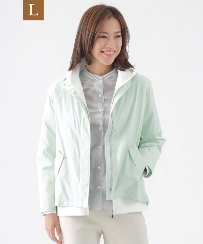 【L】【花粉対策】【はっ水】【ウォッシャブル】アンチポランブルゾンコート