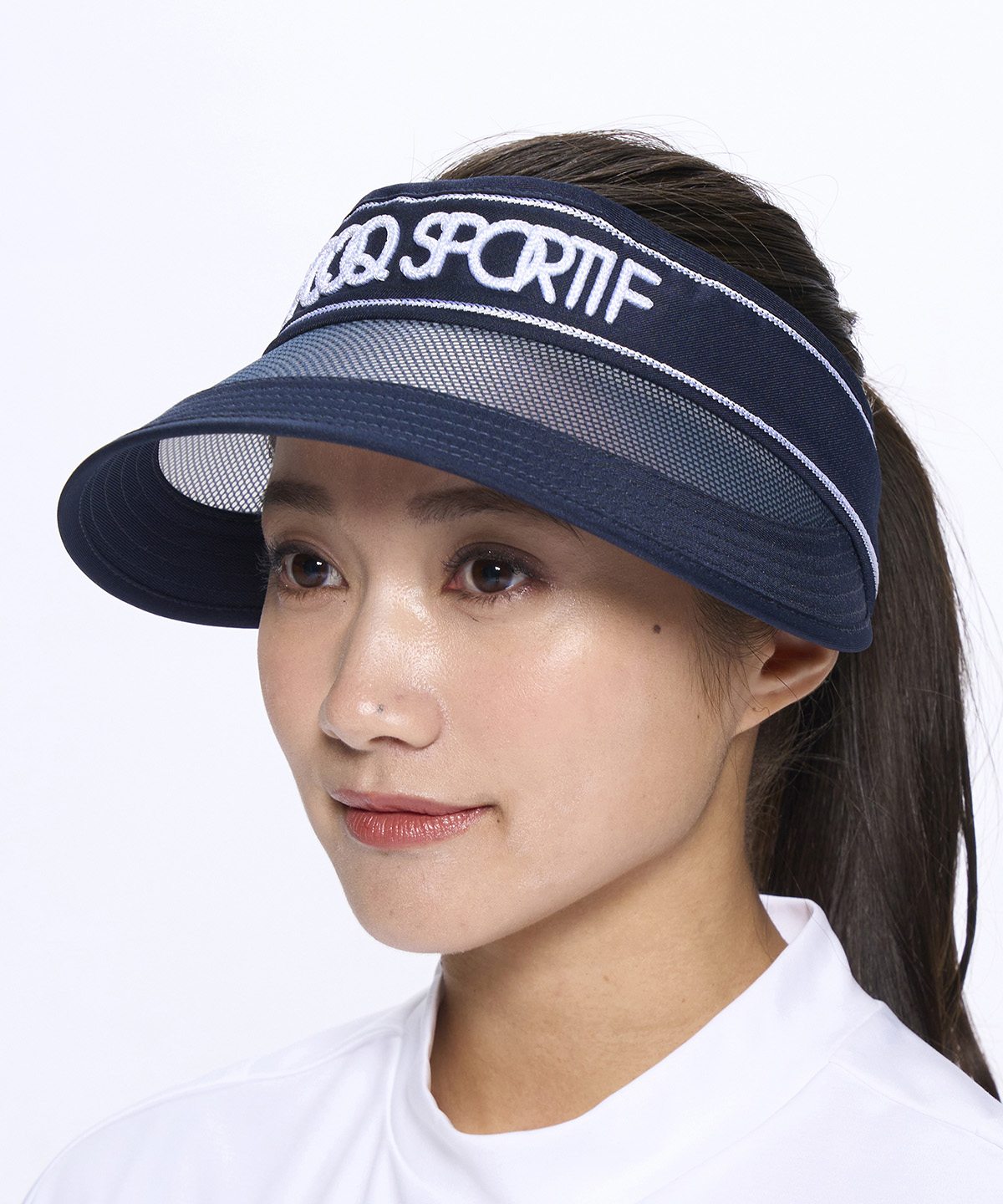 lecoqsportifgolf ルコックスポルティフ ゴルフ le coq sportif golf 日よけサン ネイビー F lecoqsportifgolf ルコックスポルティフ ゴルフ le coq sportif golf 日よけサン ネイビー F