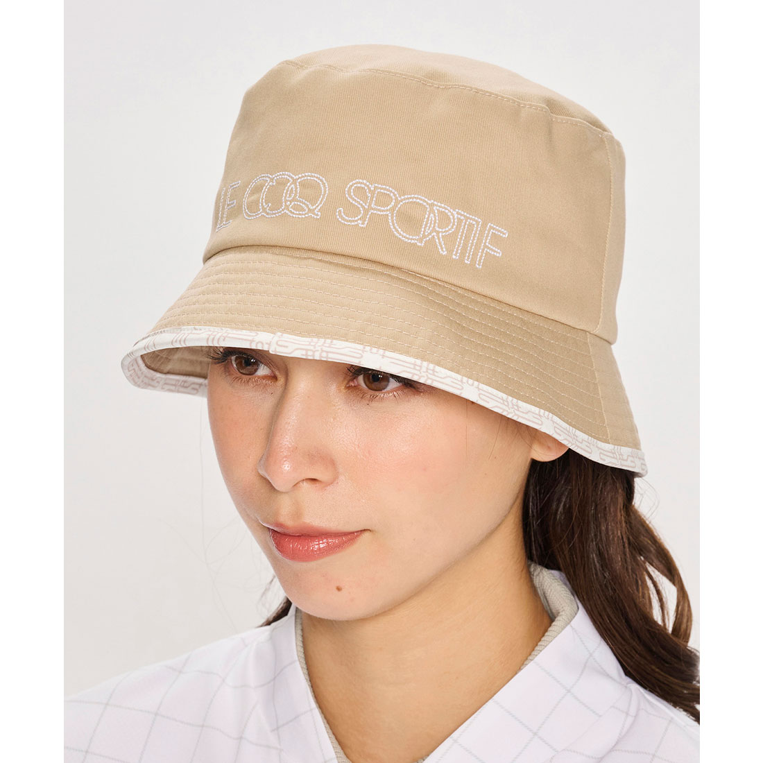 lecoqsportifgolf ルコックスポルティフ ゴルフ le coq sportif golf バケットハ ベージュ F lecoqsportifgolf ルコックスポルティフ ゴルフ le coq sportif golf バケットハ ベージュ F