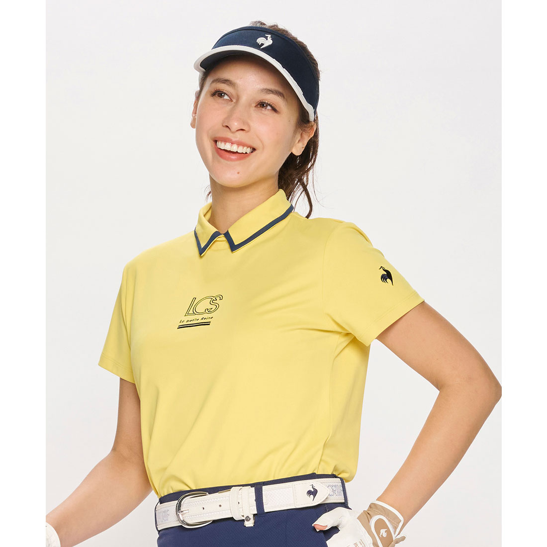 lecoqsportifgolf ルコックスポルティフ ゴルフ le coq sportif golf 襟付き半袖 イエロー LL lecoqsportifgolf ルコックスポルティフ ゴルフ le coq sportif golf 襟付き半袖 イエロー LL