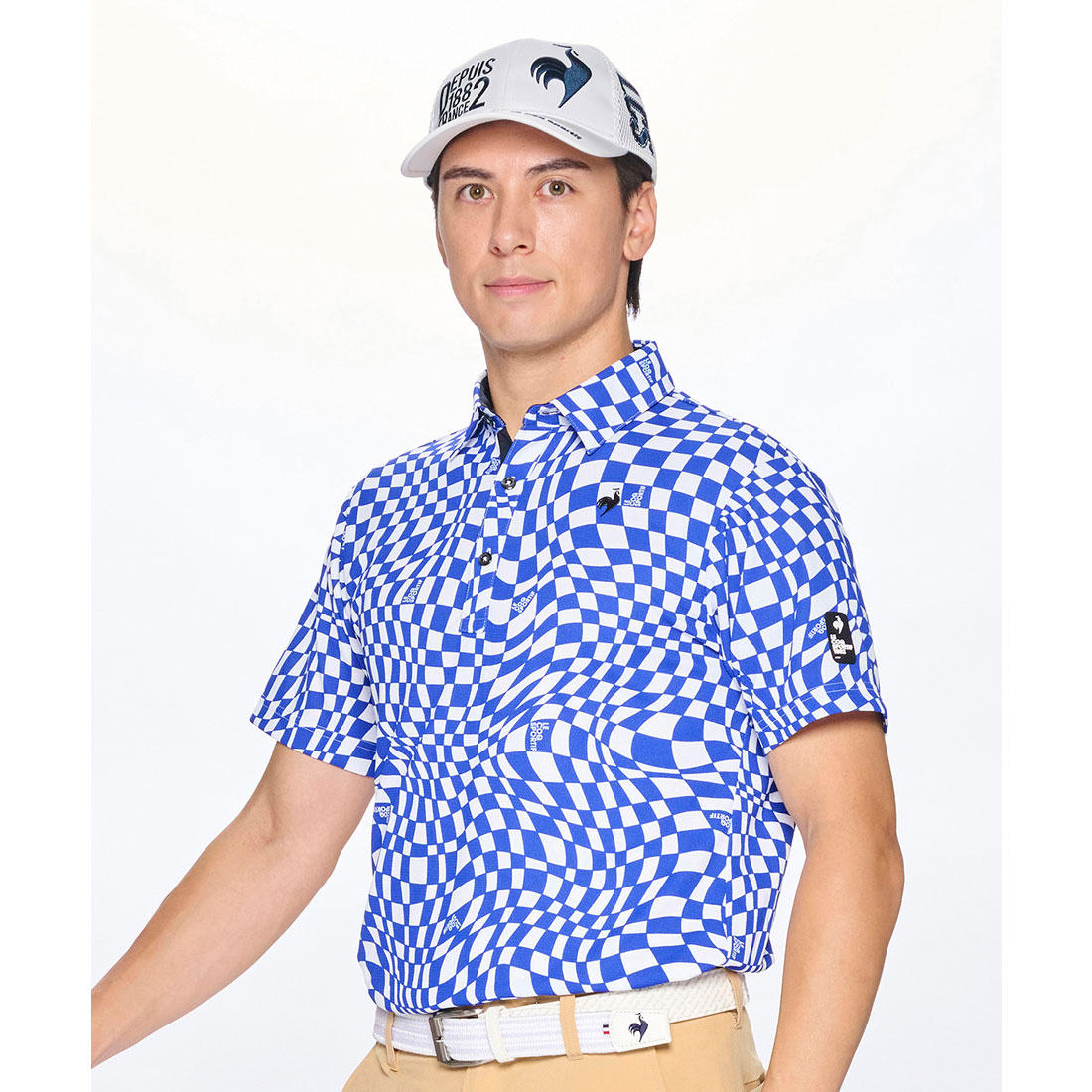 lecoqsportifgolf ルコックスポルティフ ゴルフ le coq sportif golf VICHY ブルー LL lecoqsportifgolf ルコックスポルティフ ゴルフ le coq sportif golf VICHY ブルー LL