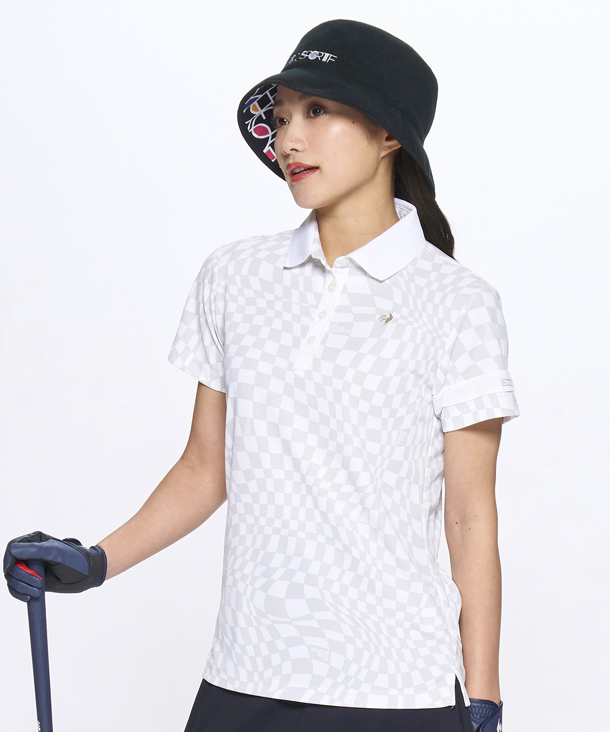 lecoqsportifgolf ルコックスポルティフ ゴルフ le coq sportif golf 半袖シャツ グレー M lecoqsportifgolf ルコックスポルティフ ゴルフ le coq sportif golf 半袖シャツ グレー M