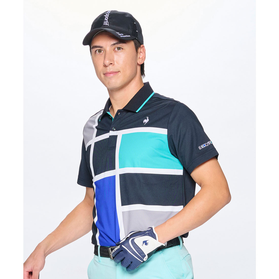 lecoqsportifgolf ルコックスポルティフ ゴルフ le coq sportif golf カラーブロ ブラック L lecoqsportifgolf ルコックスポルティフ ゴルフ le coq sportif golf カラーブロ ブラック L
