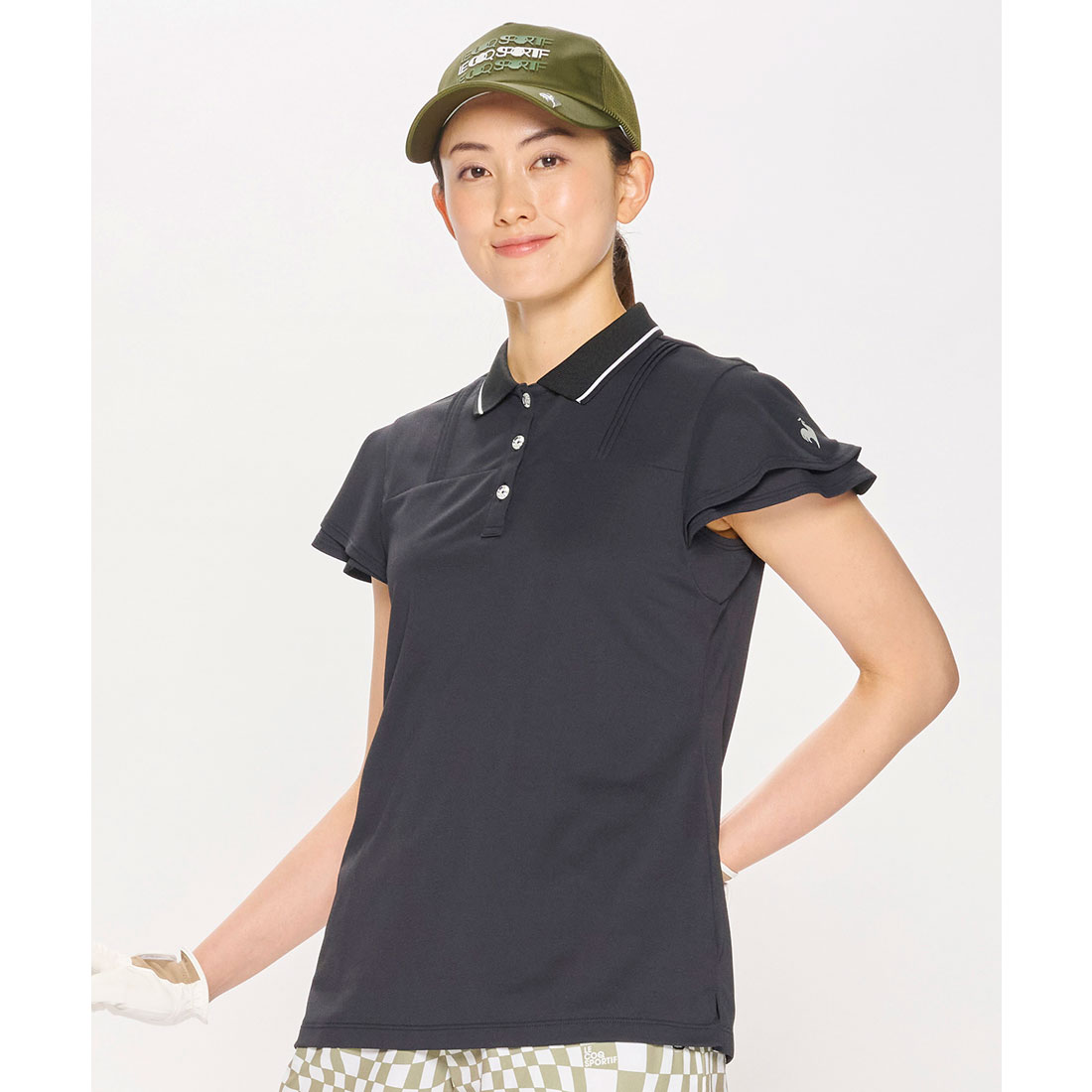 lecoqsportifgolf ルコックスポルティフ ゴルフ le coq sportif golf ブラック M