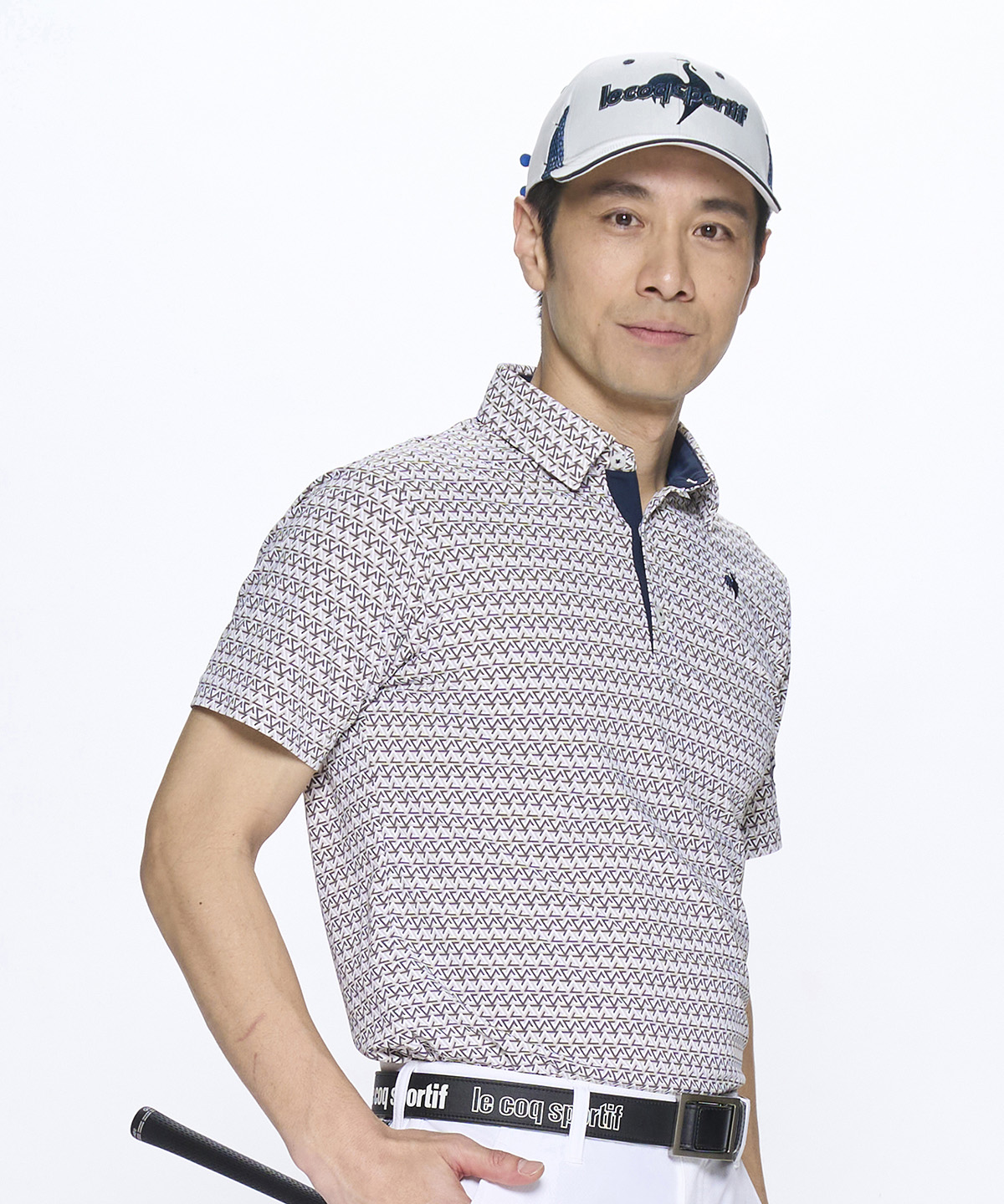 lecoqsportifgolf ルコックスポルティフ ゴルフ le coq sportif golf トライアン グレー L lecoqsportifgolf ルコックスポルティフ ゴルフ le coq sportif golf トライアン グレー L