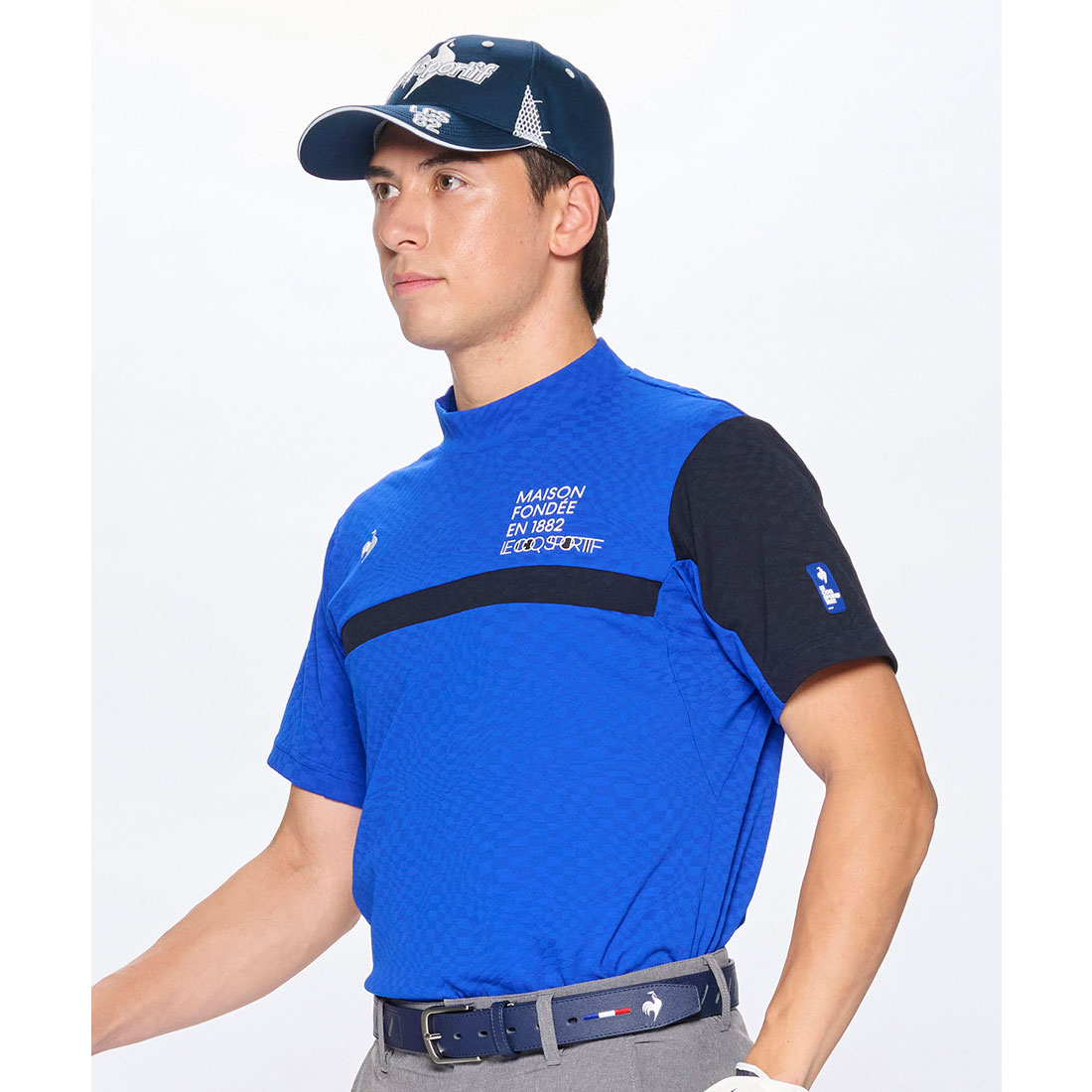 lecoqsportifgolf ルコックスポルティフ ゴルフ le coq sportif golf VICHY ブルー M lecoqsportifgolf ルコックスポルティフ ゴルフ le coq sportif golf VICHY ブルー M