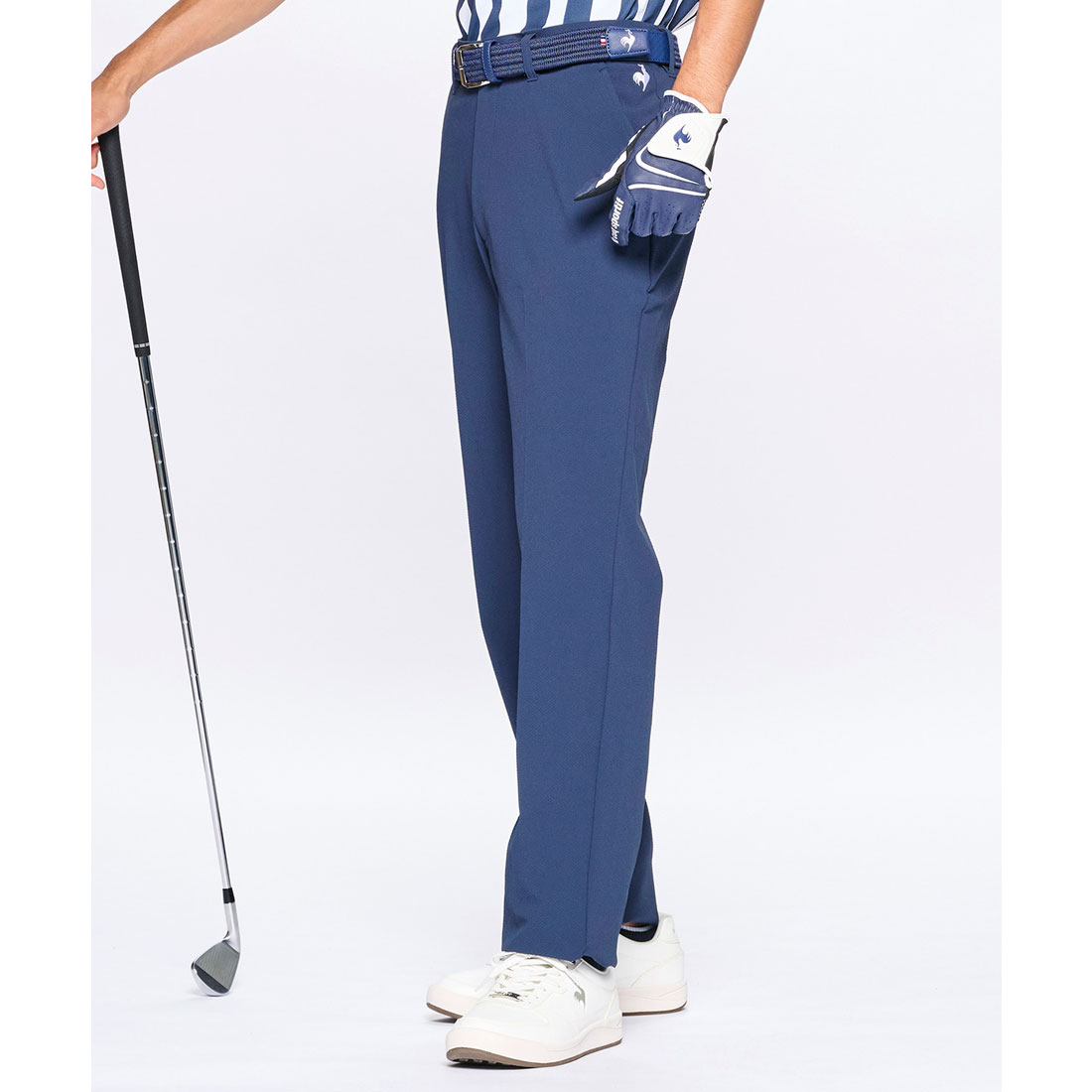 lecoqsportifgolf ルコックスポルティフ ゴルフ le coq sportif golf シアサッカ ネイビー 85 lecoqsportifgolf ルコックスポルティフ ゴルフ le coq sportif golf シアサッカ ネイビー 85