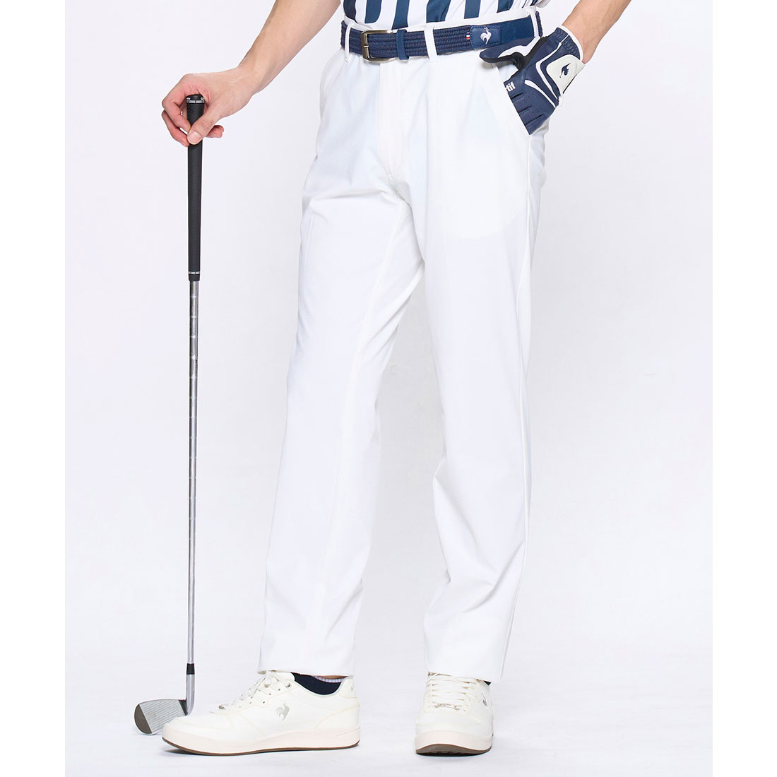 lecoqsportifgolf ルコックスポルティフ ゴルフ le coq sportif golf シアサッカ ホワイト 85 lecoqsportifgolf ルコックスポルティフ ゴルフ le coq sportif golf シアサッカ ホワイト 85