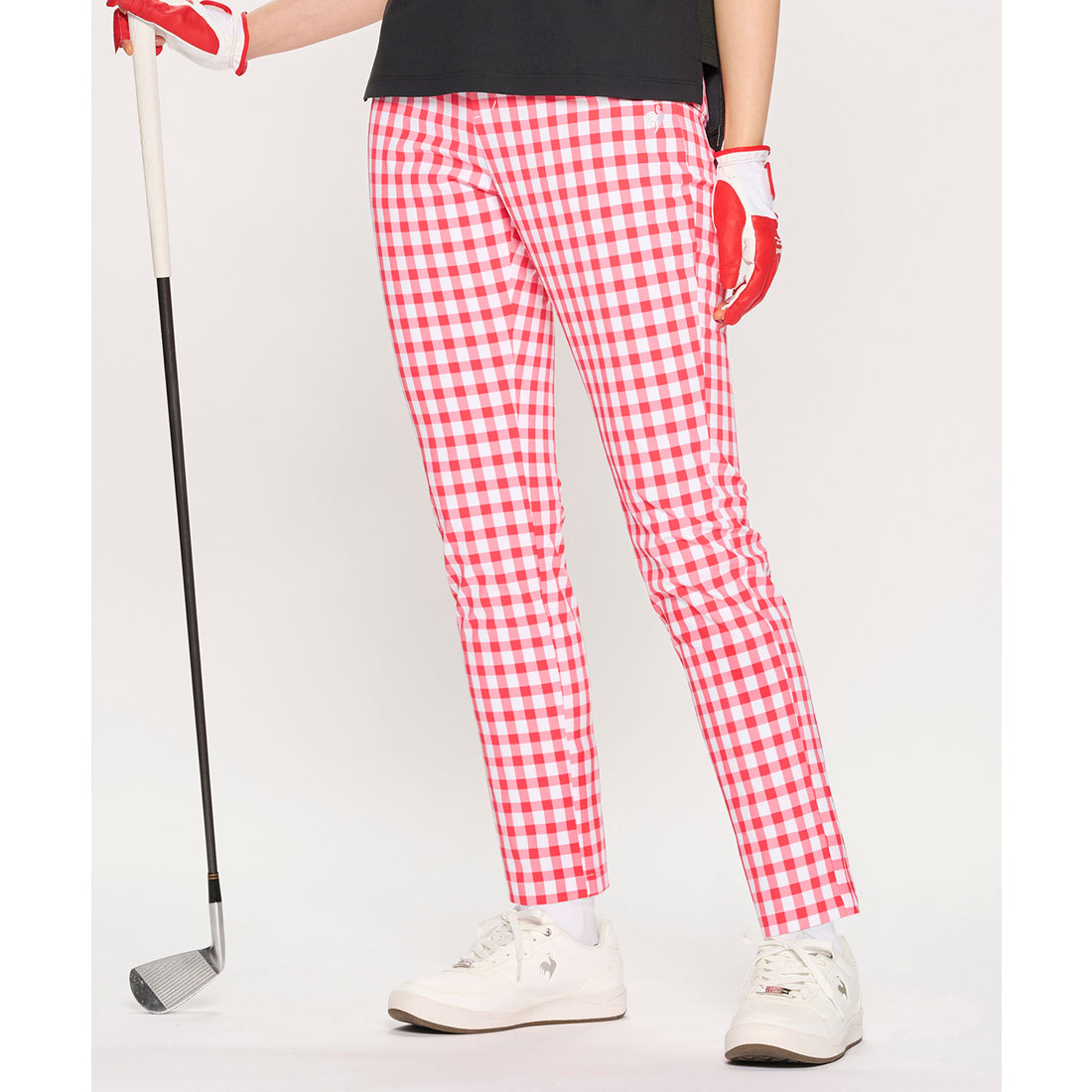 lecoqsportifgolf ルコックスポルティフ ゴルフ le coq sportif golf ギンガムチ ピンク LL lecoqsportifgolf ルコックスポルティフ ゴルフ le coq sportif golf ギンガムチ ピンク LL