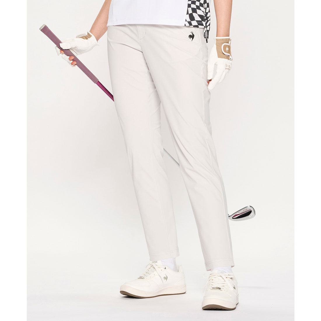 lecoqsportifgolf ルコックスポルティフ ゴルフ le coq sportif golf ワンタック グレー M lecoqsportifgolf ルコックスポルティフ ゴルフ le coq sportif golf ワンタック グレー M