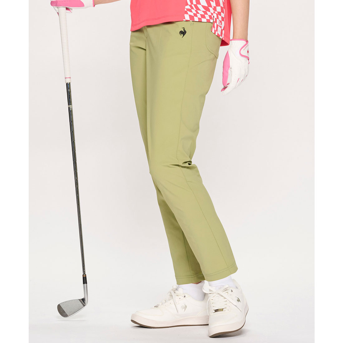 lecoqsportifgolf ルコックスポルティフ ゴルフ le coq sportif golf ワンタック カーキ M lecoqsportifgolf ルコックスポルティフ ゴルフ le coq sportif golf ワンタック カーキ M