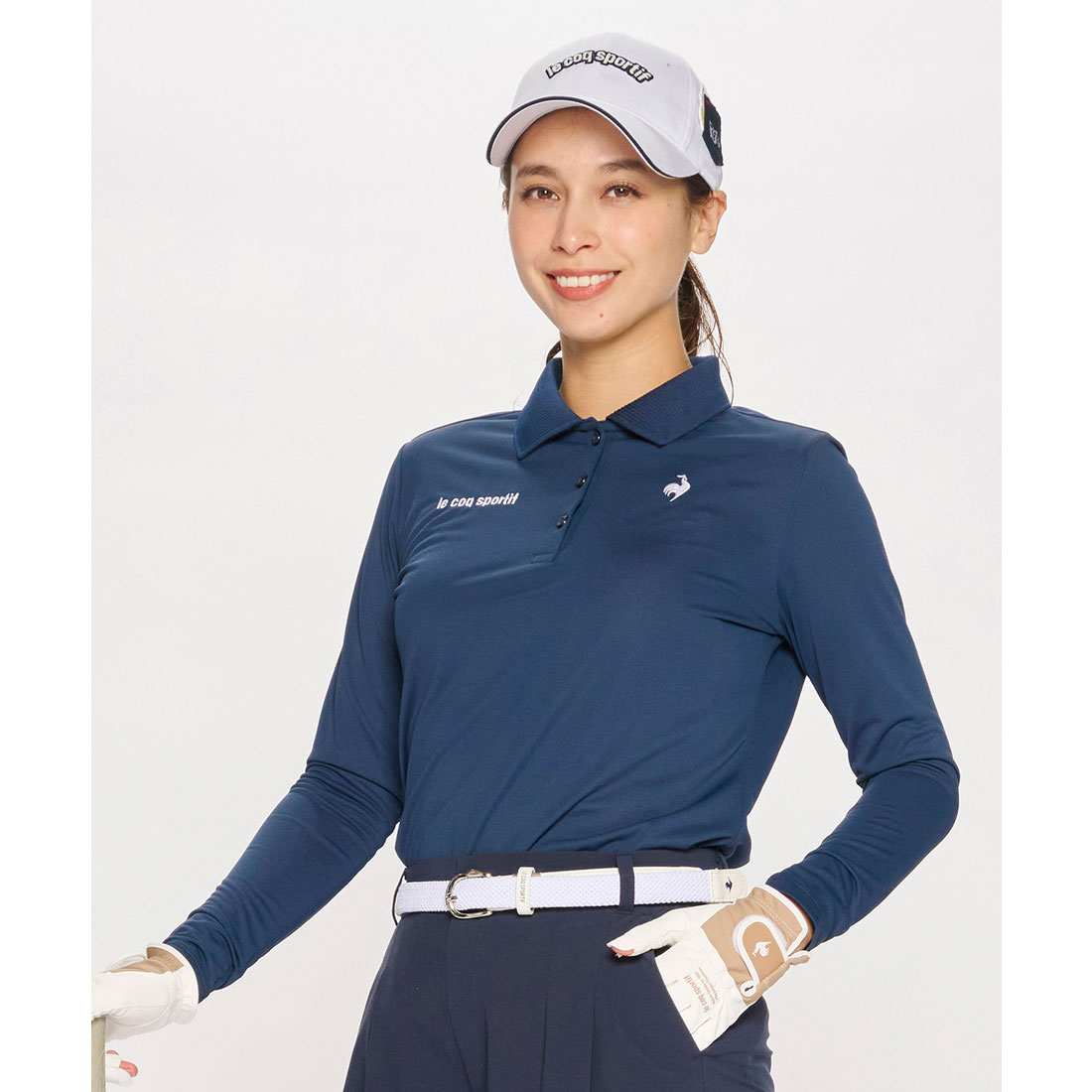 lecoqsportifgolf ルコックスポルティフ ゴルフ le coq sportif golf 長袖シャツ ネイビー S lecoqsportifgolf ルコックスポルティフ ゴルフ le coq sportif golf 長袖シャツ ネイビー S