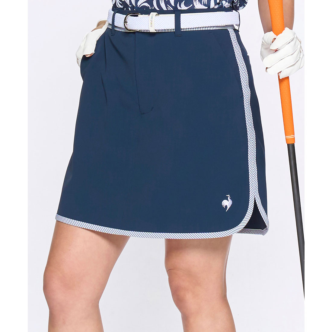 lecoqsportifgolf 接触冷感 スカート ネイビー M lecoqsportifgolf 接触冷感 スカート ネイビー M